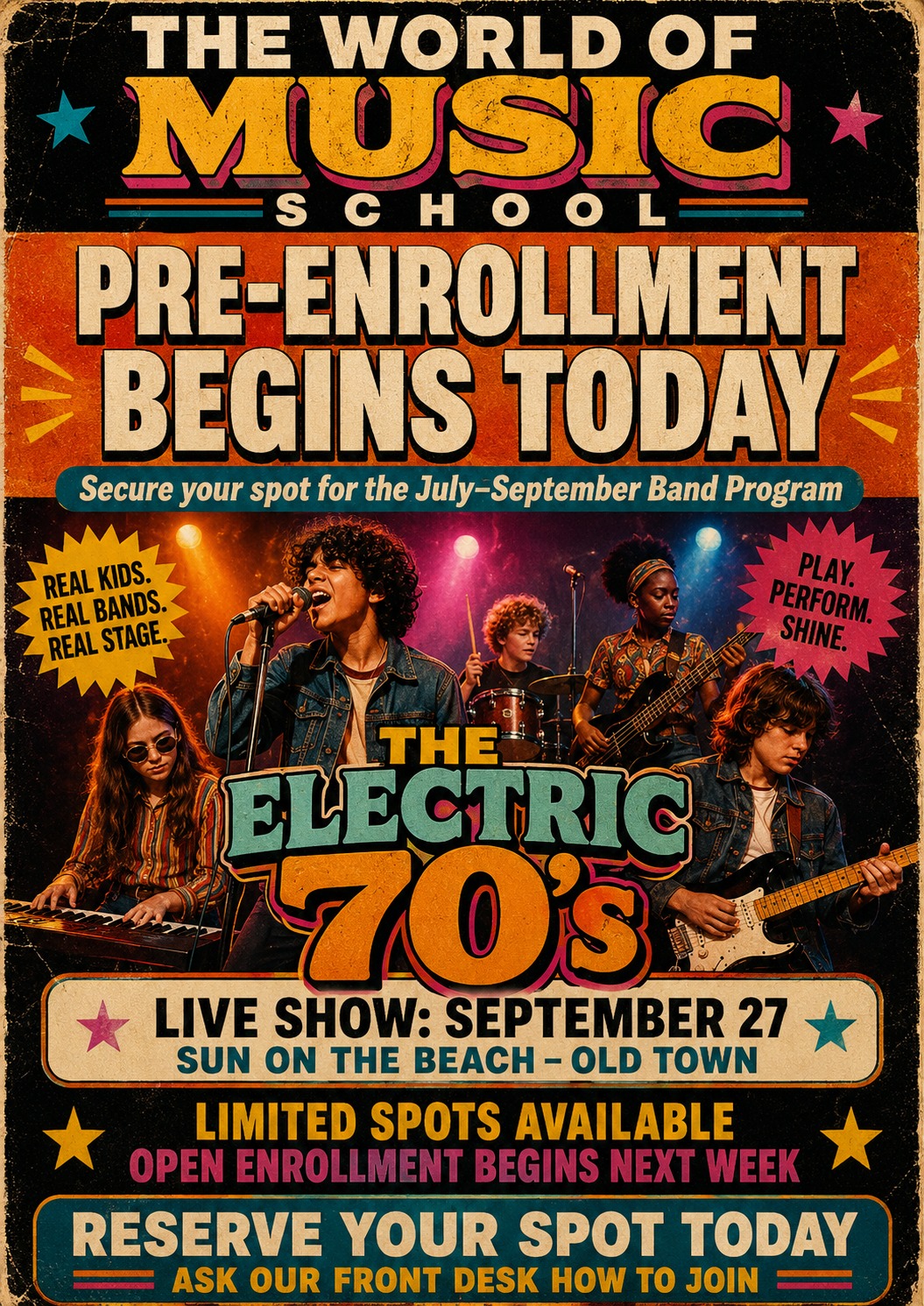 The Electric 70s — Fall 2026